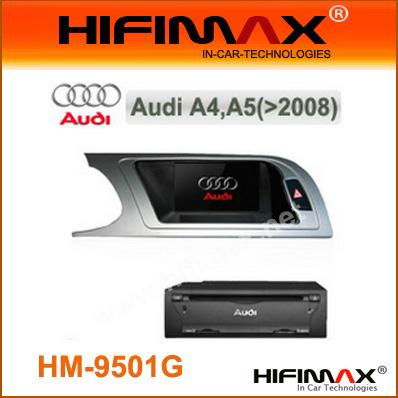 7 inch Car DVD GPS for Audi A4L A5 A6L A8L (2008-2012)