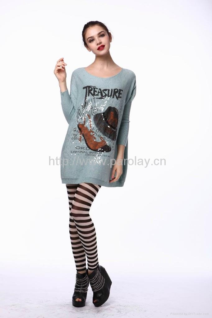 2012 young women fashion knit pullover apparel 3