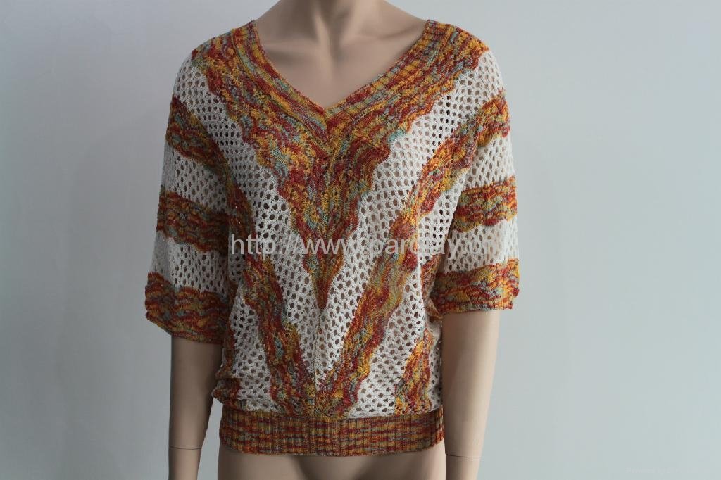 2013 fashionable v neck women summer sweaters