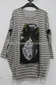 2013 hot selling angora cashmere printed women pullover sweater 4