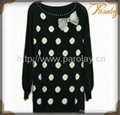 2013 hot selling angora cashmere printed women pullover sweater 5