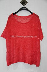 2013 summer women top sweater with