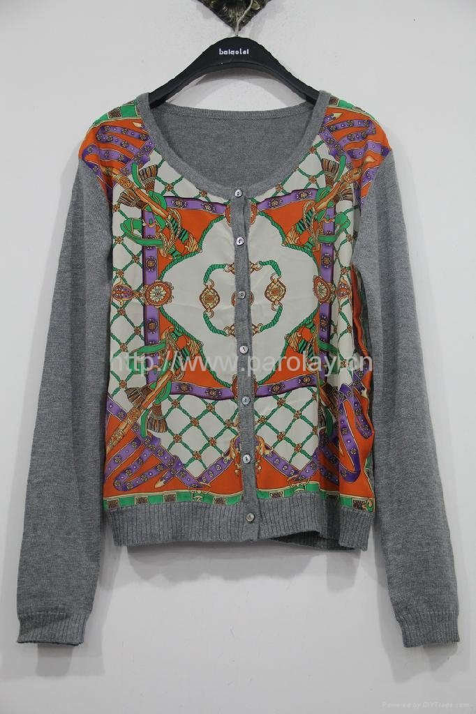 2013 new pattern ladies knitted sweater 4