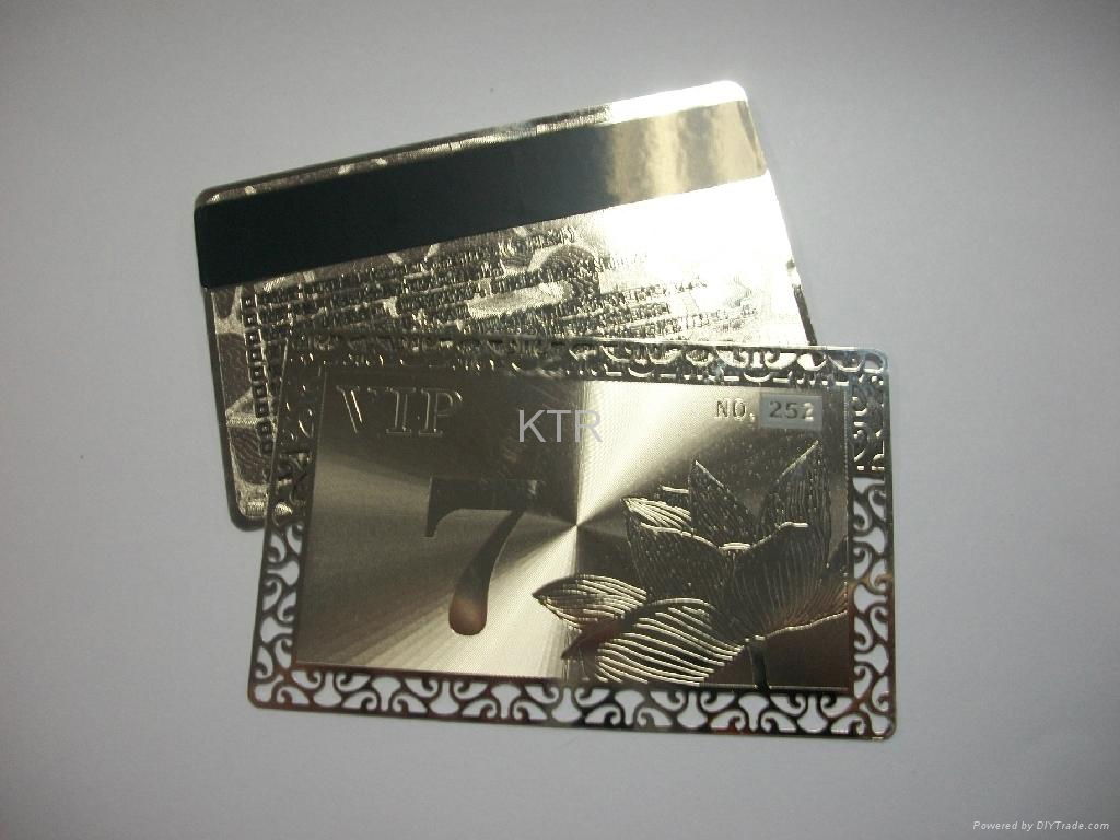 Stainless steel card 5