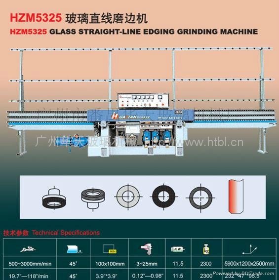 HZM5325 Glass straight-line edging grinding machine