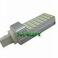 5050SMD Extruded aluminum high brightness G24/E27 led ceiling recessed Led light