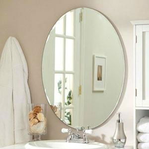 3-6mm different edgework bathroom mirror 2