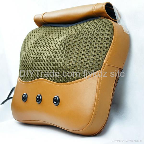 Infrared Heating Kneading Massage Pillow with mantle 3