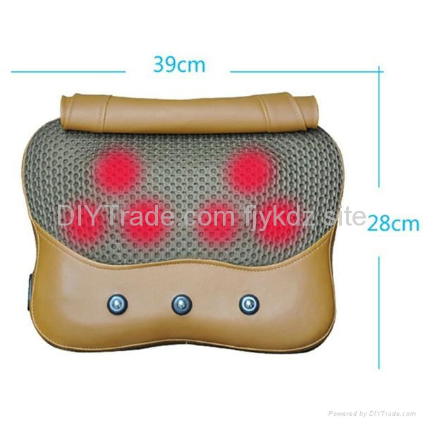 Infrared Heating Kneading Massage Pillow with mantle 2