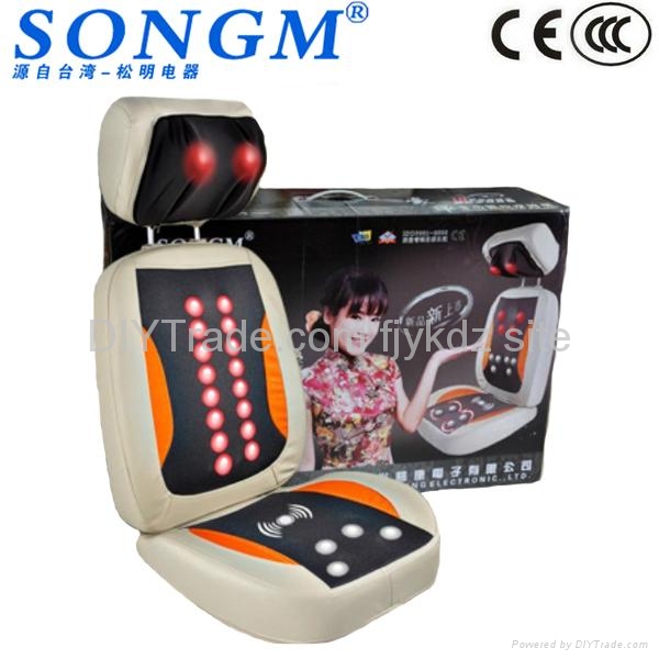 Automatic Shiatsu Kneading Thermo Massage Cushion with Heat  5