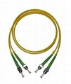 SM Fiber Optic Patch Cord (ST-ST-3M-DX-APC) 1