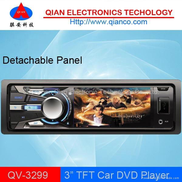 3" TFT Screen cardvd QV-3299 with USB AUX IN