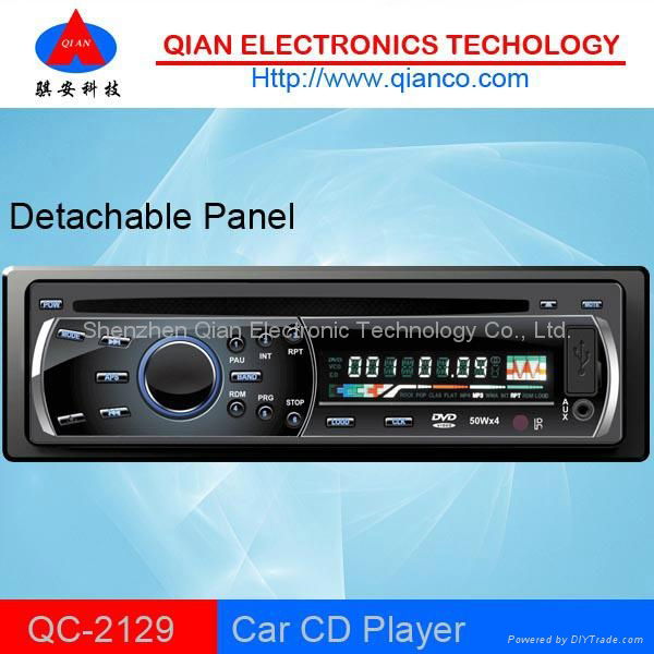 1 Din car CD Player with USB AUX IN QC-2129