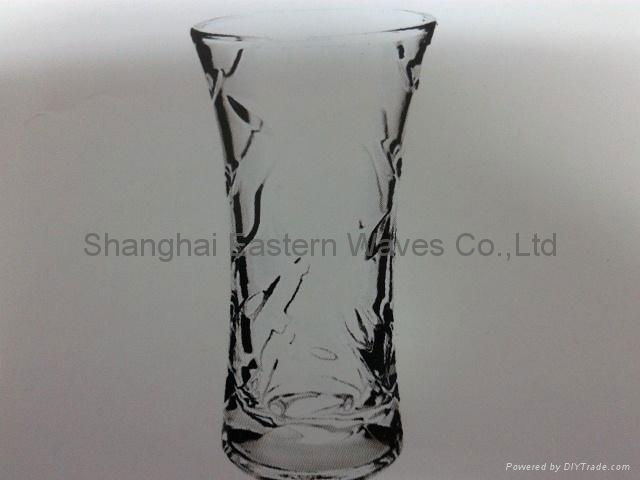 glass vase for decoration