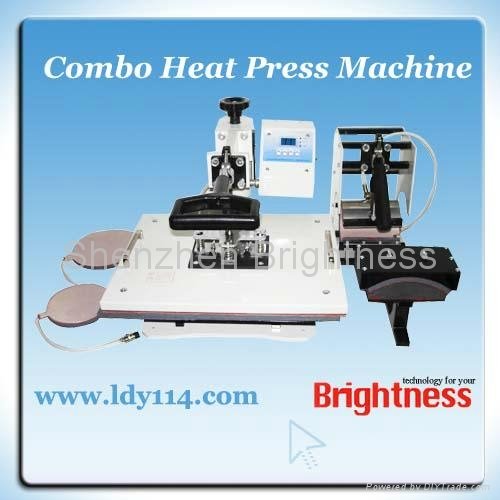  	4 in 1 Combo Heat Press Machine Cutom Mug,Plate & T-shirt Press