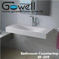 Acrylic Solid Surface Bathroom Gowell