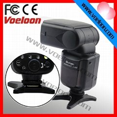 Voeloon V200 TTL slave unit flashgun for Canon and Nikon