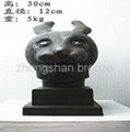 bronze antique imitation Rabbit's Head  1