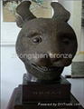 bronze antique imitation Rabbit's Head  2