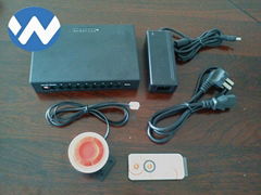 8 ports security alarm sensor host