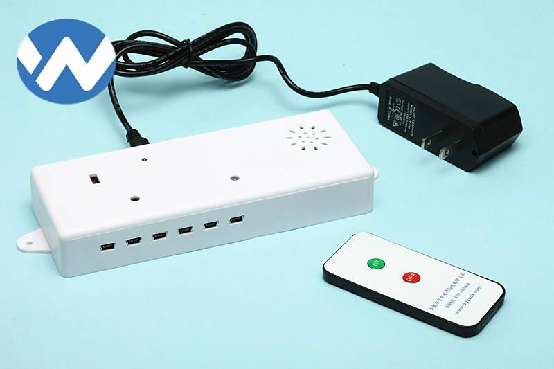 6 ports security alarm sensor host