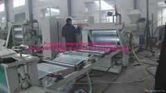 plastic sheet extruder