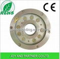 9pcs 3w led fountain Light