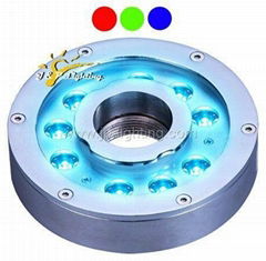 27W tricolor led fountain light