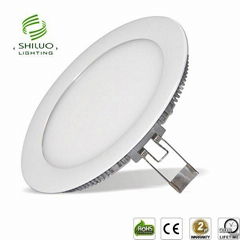 Rounded LED panel light