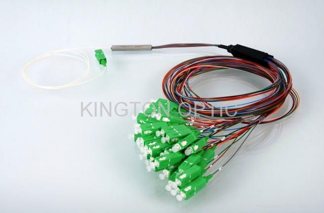 1*4 mini model fiber optic PLC splitter  