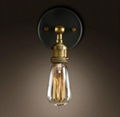   Edison Bare bulb Filament Pendant Aged Steel  2