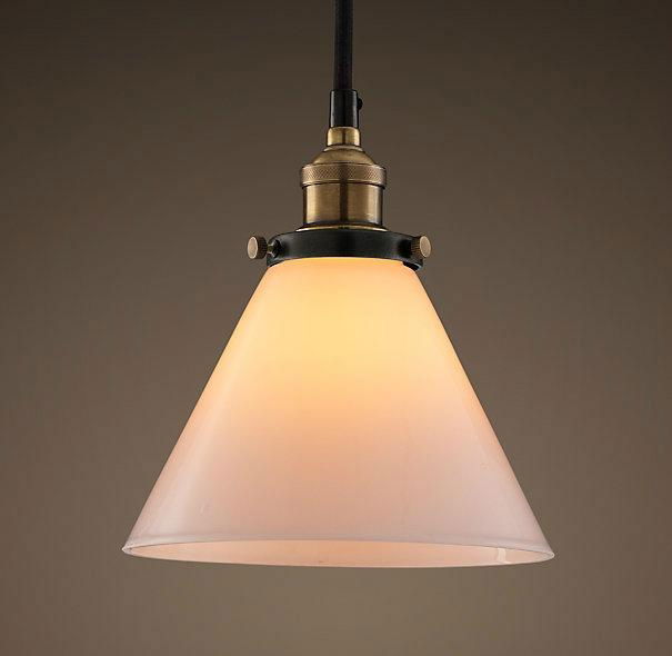  Glass Café Filament Pendant  