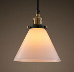 Glass Café Filament Pendant