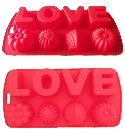  silicone ice cube trays/chocolate mold/baking mold