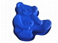 silicone cake mould in bear