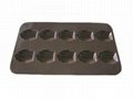 10 mini Madeleines silicone chocolate mould