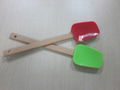 Best silicone spatula set with wooden handle 