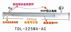 220V电压衣柜感应带灯衣架杆