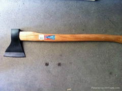 wooden handle hatchet