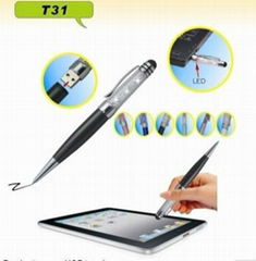 Stylus colorful ballpen USB Touch Pen - T31