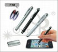 T18-stylus screen touch pen with laser and led light