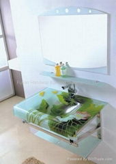 glass vanity