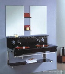 glass vanity