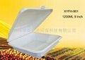 Disposable biodegradable cornstarch 9 inch lunch box 1
