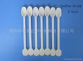 Disposable biodegradable cornstarch 5 inch coffee stick 3