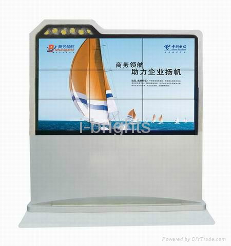 46 inches 3x3 Outdoor touch screen lcd advertising video wall  2