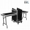 16U Mixer Rack Cases with twin tables for DJ equipment