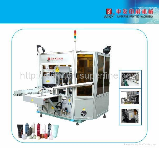 SF-316/UV Three Colors Automatic Silk Screen Printing Machine for Soft Tube