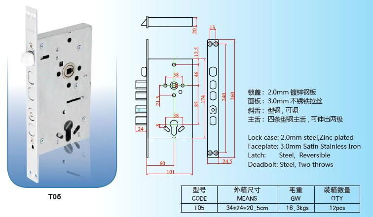 AMIGO Hardware Mortise locks 2