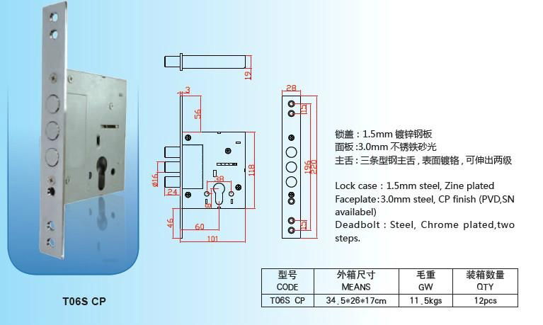 AMIGO Hardware Mortise locks 3